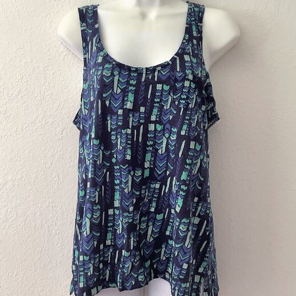 GAP BLUE GREEN TANK TOP - Picture 1 of 6